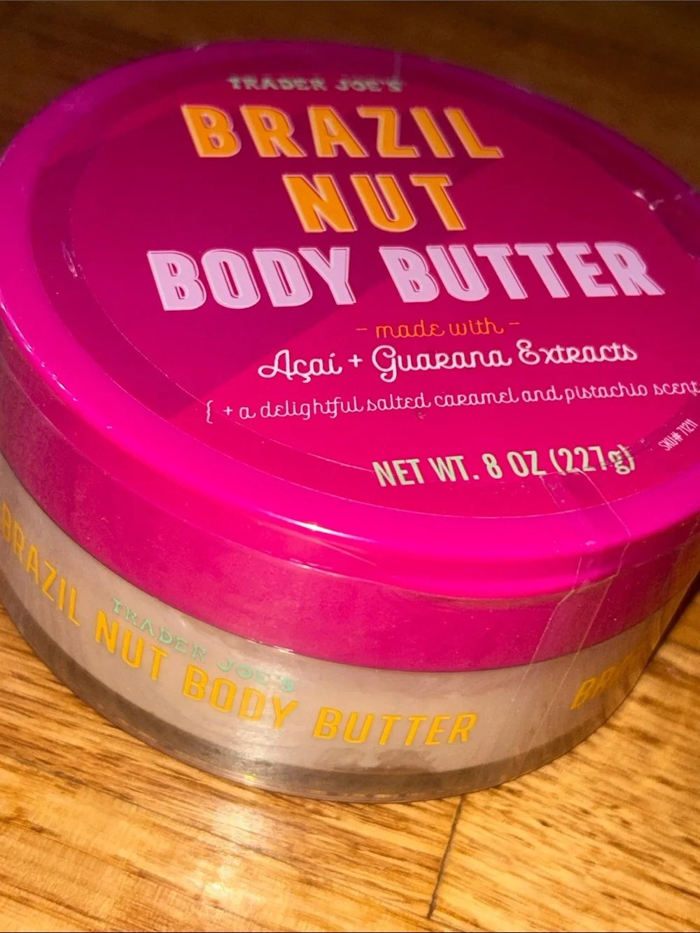 Trader Joe’s Brazil Nut Body Butter - Pink 8 Oz NWT